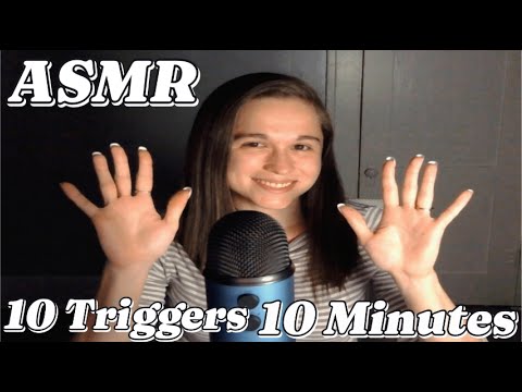 ASMR 10 Triggers in 10 Minutes
