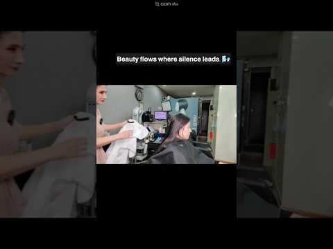 미용실 ASMR 시각과청각의 활성# 밝은 흑갈색 Hair salon ASMR activity of visual and hearing # Bright black brown
