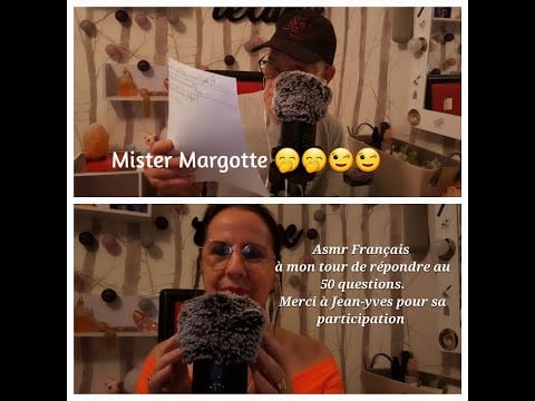 Asmr Français je réponds aux 50 questions en chuchoté, merci à  mon mari, Jean-Yves pour sa présence