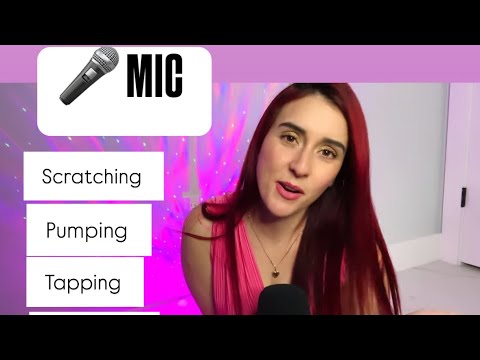 ASMR|| MIC SCRATCHING, SWIRLING, TAPPING , RUBBING .  Whispering , nail tapping .