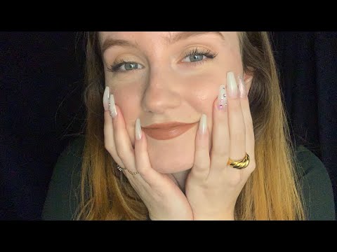 ASMR | Random Trigger Assortment, Long Nail Tapping, Scratching, Whispering, Reading🥰