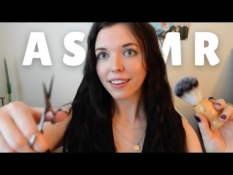 ASMR Men's Shave, Haircut, Body Massage & Scalp Care (1 HOUR COMP)