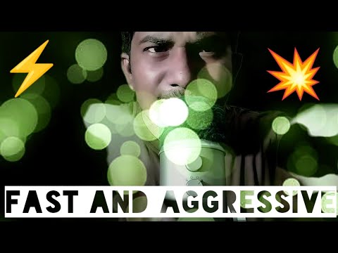 #ASMR : Fast and Aggressive ASMR 60 Seconds Challenge