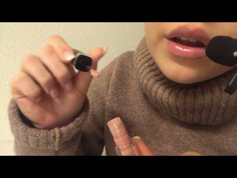 ASMR | Close-up Lipgloss Application & Mouth Sounds