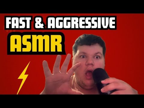 ⚡ Fast & Aggressive ASMR with Talking | High Intensity Tingles