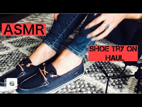 ASMR: Shoe try on haul