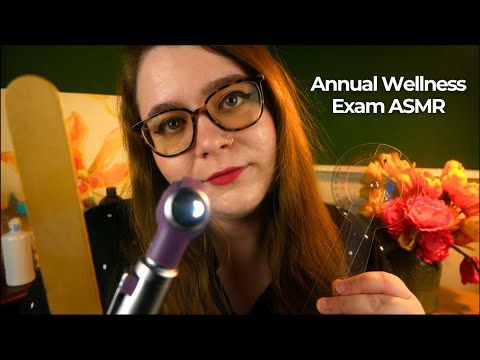 Relaxing Annual Wellness Examination (Lots of Stethoscope, Palpation) 🩺 ASMR Medical Roleplay