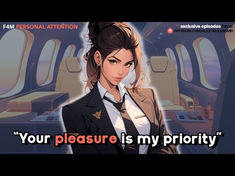 Affectionate Flight Attendant Pampers You | massage | cuddling | personal attention | ASMR RP