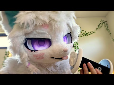 [FURRY ASMR] Ear Tasting And Nomming