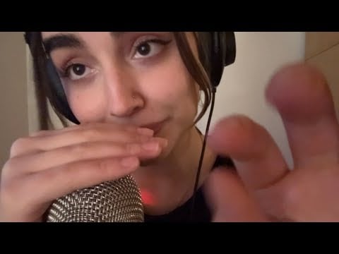 ASMR Wet Mouth Sounds w/Hand Motions (lofi)