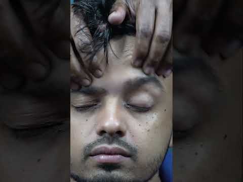 Ultimate ASMR: Soothing Back Massage & Head Massage By Strong Wrist Barber #shorts