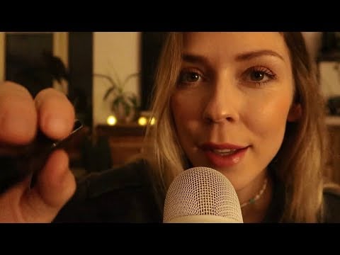 🌃🌙 NightTime Personal Care | #ASMR Triggers | Reading, Stone Clicking, Brush | Whispered & Layered 💫