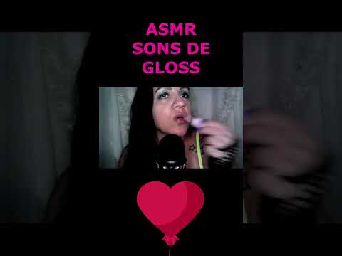 ASMR-SHORTS SONS DE GLOSS #asmr #rumo2k #shortsvideo #shortsviral