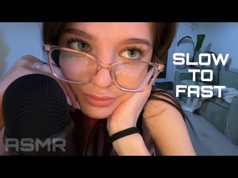ASMR ☆ Mouth Sounds (Slow to Fast)