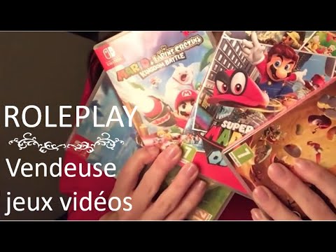 ASMR ROLEPLAY vendeuse jeux vidéo