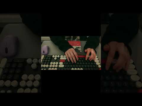 ASMR Thocky Keyboard | Librarian Data Entry Book Inspection #asmr #asmrtriggers #asmrsounds