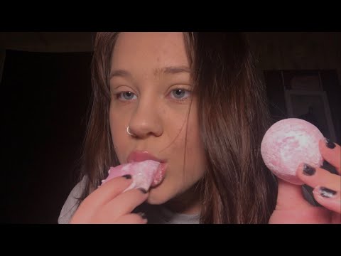 ASMR | EATING MOCHI (STICKY MOUTH SOUNDS)