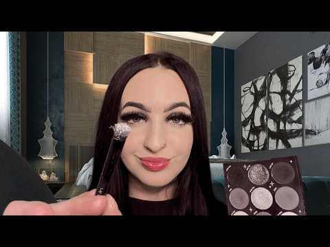 [ASMR] Doing Your Makeup But Your Face Is Cardboard Texture | Soft Spoken