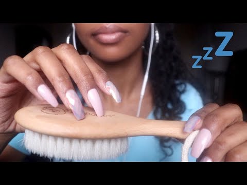 ASMR No Talking - Gentle Tapping (light scratching, crinkles, brushing)