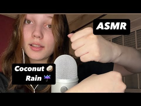 Coconut Rain Trigger AGAIN! |ASMR