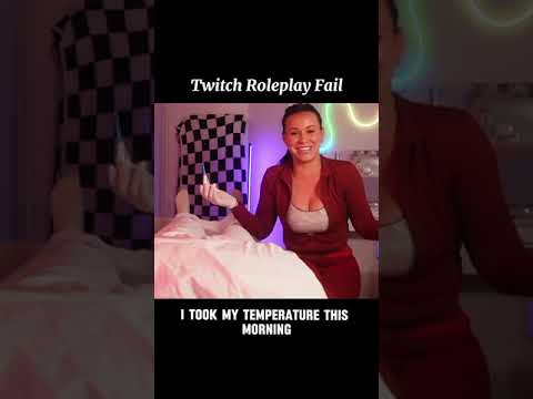 Epic Twitch Roleplay Fail 😂 #asmrvideos #twitchstreamer #fails #epicfails #funny