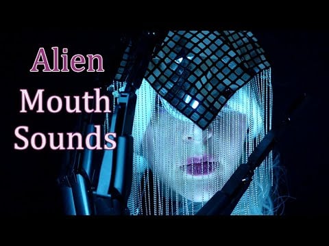 Visited by an Odd Alien Girl | ASMR Mouth Sounds & Tapping Roleplay