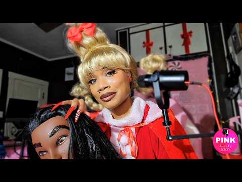 ASMR ~ Ghetto Cindy Lou Does Your Hair ( the baddest who in hoville )