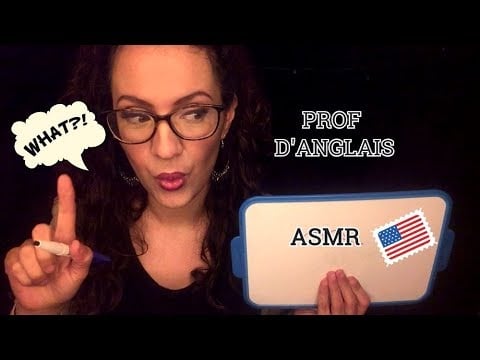 ❤️ASMR douce prof d'anglais - English class - morti asmr