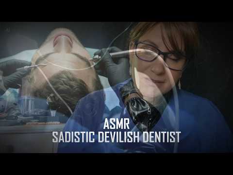 NO ESCAPE CRULE DENTIST HELD TIGHT TO MY CHAIRE  AND DEVILISH SHORT FILM #tingles #asmrmedicalexam