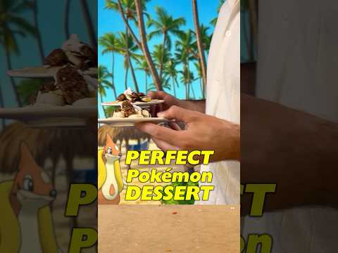 How to make PERFECT Pokemon Dessert #asmr #shorts