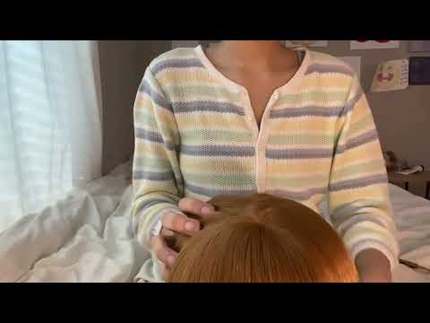 🌸 Cutting Your Hair ASMR [ Brushing, No Talking ]