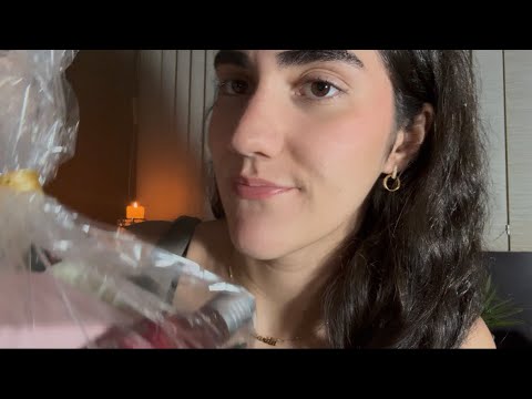 ASMR Unboxing de presentes🥳💤 sons relaxantes para dormir 