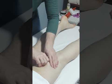 RELAXING INTERVENTION TO THE HAMSTRING MUSCLE #satisfying #relaxing #asmr #shorts #massage