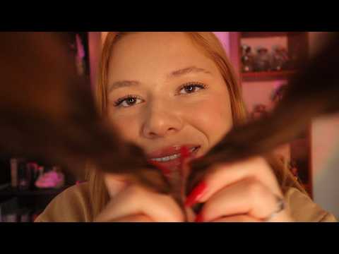 ASMR - Te desmaquillo y peino para dormir 🌙