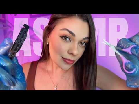 ASMR: Fazendo Sua Sobrancelha Até Você Dormir 😴 🖌️