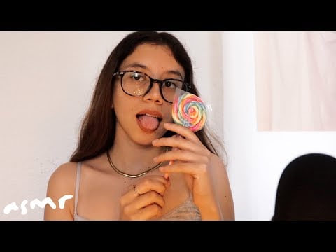 ASMR chupando paleta 🍭 y chismeando jeje