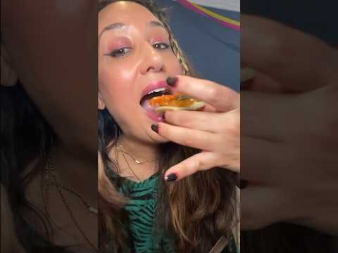 Kimchi, Fish, Crackers, Cheese, Cucumbers ASMR Eating Sounds #asmr #shorts #eating