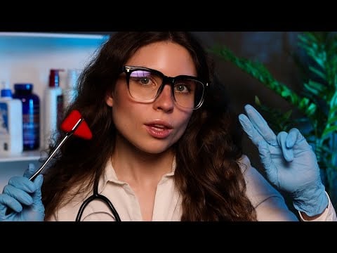 ASMR Ultimate Cranial Nerve Exam In the Dark | Hearing Test,Eye Exam | Full Body Medical Roleplay