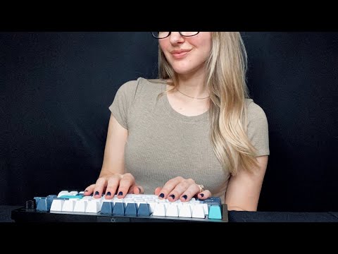 ASMR Asking You Personal Questions for Sleep - SOFT SPOKEN, KEYBOARD TYPING ❤️ 💤