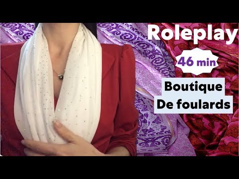 ASMR ROLEPLAY * Vendeuse de foulards