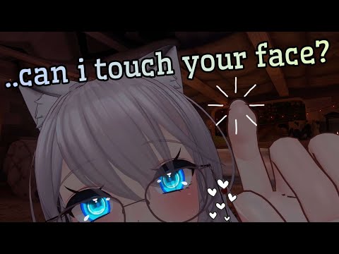 sleepy girl removes your stress (and touches your face a bunch) | ASMR