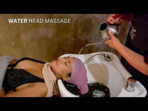 ASMR | The Most Relaxing Nap Water Hair Spa | The Longest Hair Wash I Ever Had!!