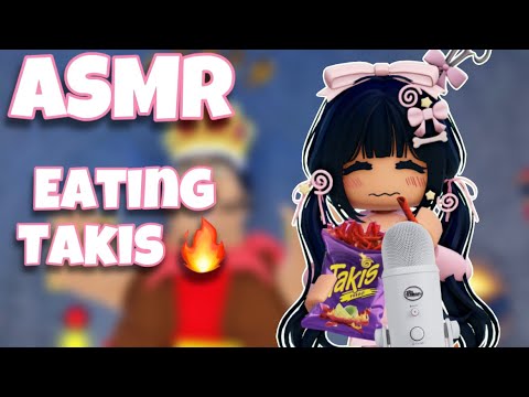 Roblox ASMR ~ Eating TAKIS 🔥 (SUPER Crunchy!!)