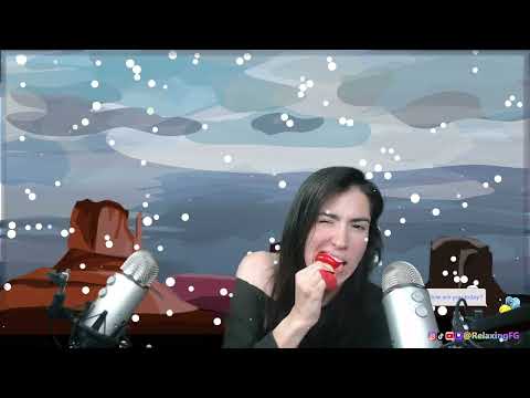 ASMR - Biting a Tiny Red Balloon til it POPS!