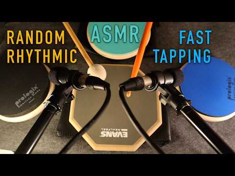 ASMR Random Rhythmic Fast Tapping (No Talking)
