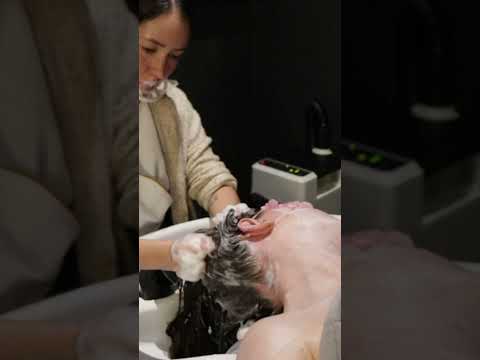 Relajante masaje de cabeza  #masaje #masajerelajante #relaxing #caracas #venezuela #spa #short