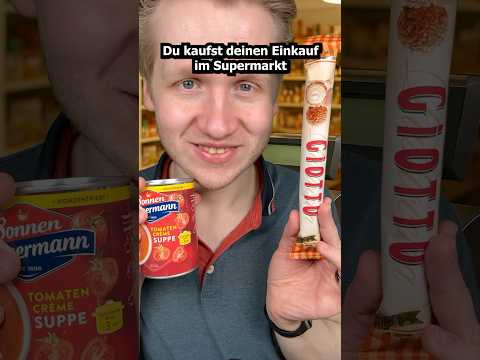Du kaufst deinen Einkauf im Supermarkt! #asmr