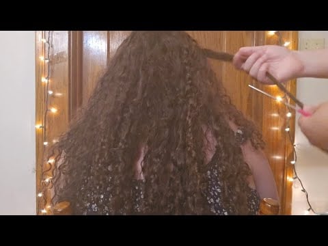 🌼 ASMR Hair Micro Attention w/Strap Adjustments, Back Attention and Hair Parting 🌼