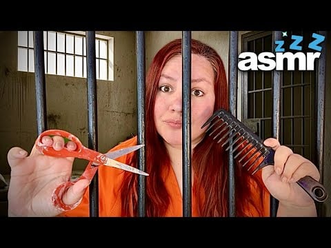 ASMR Peluqueria en la CARCEL del PEOR Lugar Roleplay