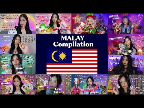 ASMR Malay Compilation 💙🇲🇾 Whispering and Learning Malay 🫶🏼